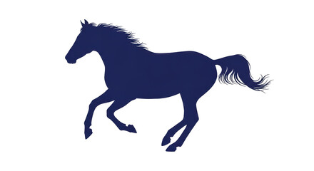 Isolated Horse Silhouette