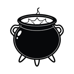 cooking pot vector illustration
