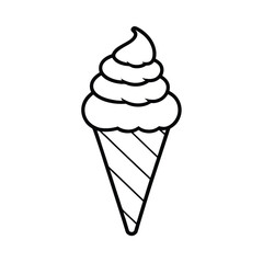 ice cream cone vector dessert sweet treat graphic