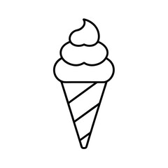 ice cream cone vector dessert sweet treat graphic