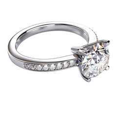 Elegant solitaire diamond ring (1)