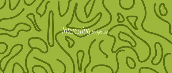 abstract background with green leaves