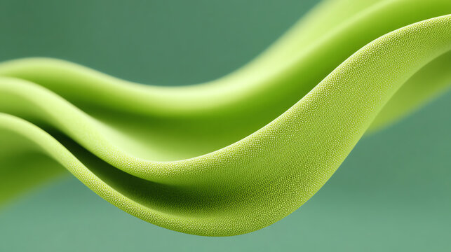 A close-up abstract of flowing green textures, showcasing the beauty and elegance found in nature's design.