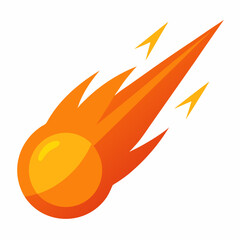 Comet, Meteor, Flame, Blazing, Space Icon © Sudipto