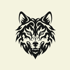Wolf logo design vector symbol and graphic idea creative