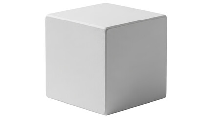 Isolated White Cube