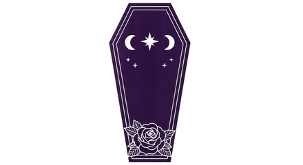 Isolated Gothic Coffin