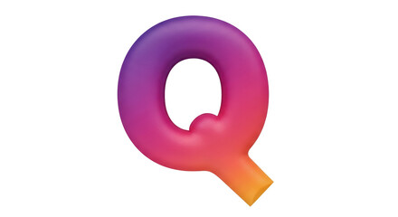 Isolated Letter Q