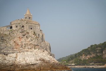 Cliffside church overlooking the ocean