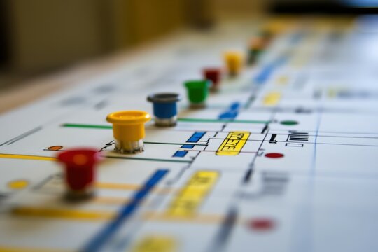 high resolution image of work schedule and planning concept