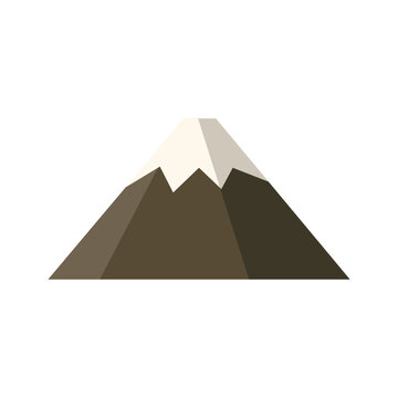 Mount Fuji Vector Illustration Famous Japanese Landmark