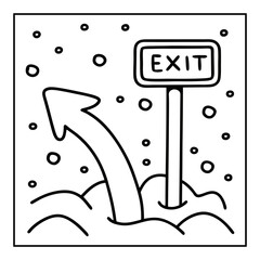 summer coloring pages vector illustration