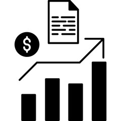 Increase vector icon in glyph Style 