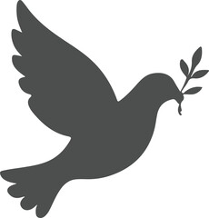 Obraz premium vector illustration of a dove