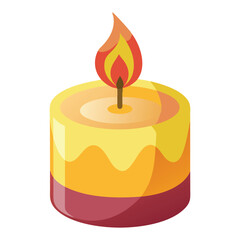 Scented candle vector