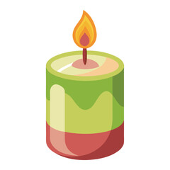 Scented candle vector