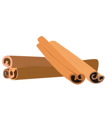 Vector illustration of Cinnamon Sticks 