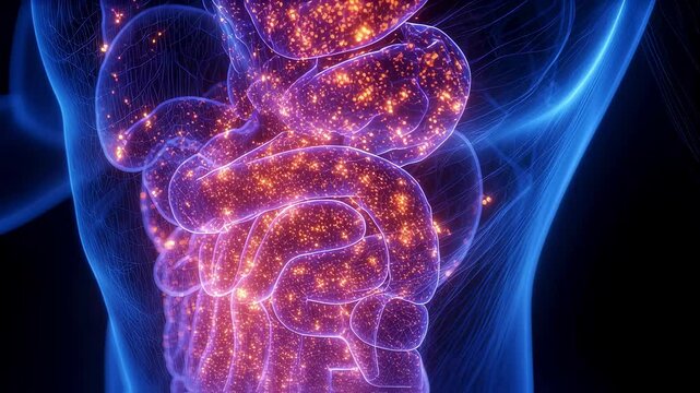 Detailed medical animation revealing lymphatic system changes during teenage mononucleosis infection, visualizing swollen lymph nodes and enlarged spleen through intricate biological pathways