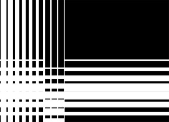 Black and white vector background. Modern pattern of abstract lines. Neoconstructivism. For covers, interior, packaging, textiles, posters. parallel stripes. Place for text. Thick stripes
