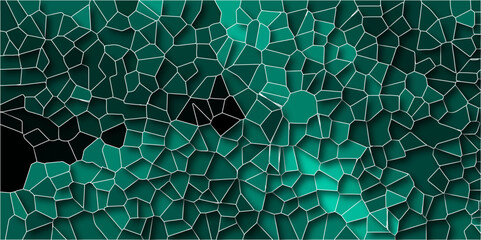 3D abstract broken glass quartz crystal retro tyles geometric pattern vonoroi diagram background. Beautiful colourful crystallized polygon background. abstract light colorful stone tile pattern.