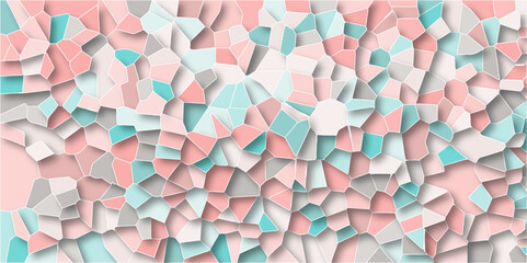 Seamless pattern vector Vintage background. abstract mosaic pattern. Colorful polygonal design pattern. Colorful crystallize abstract background in light sweet vector illustration.