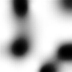 Abstract Halftone Dots Background – Black and White Gradient Pattern