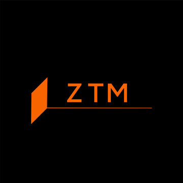 ZTM Letter Initial Logo Design Template Vector Illustration