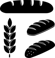 bread icon  loaf vector illustration  bakery symbo (1).eps