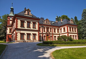 Castle and museum in Jilemnice,Liberec Region, Czech Republic, Europe
