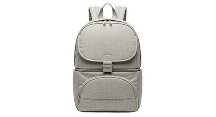 Isolated Gray Insulated Backpack