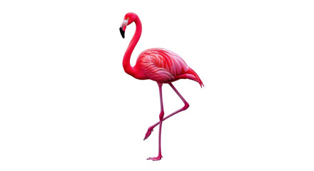 Fototapeta premium Isolated Pink Flamingo