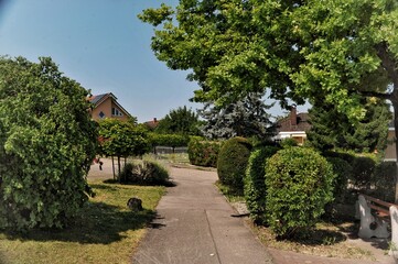 Step into the idyllic charm of a quaint German village.