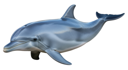 Isolated dolphin