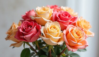 Obraz premium bouquet of yellow roses
