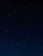 Obraz premium Deep blue night sky filled with countless stars twinkling in the darkness