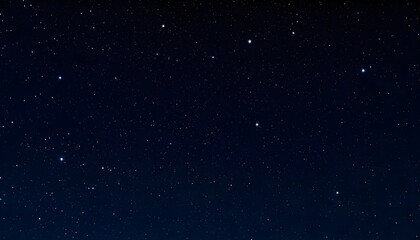 Deep blue night sky filled with countless stars twinkling in the darkness