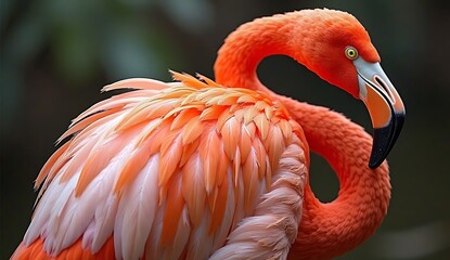 Obraz premium close up of a flamingo