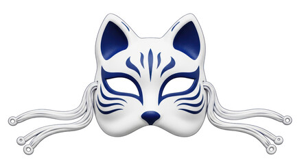 Isolated Kitsune Mask
