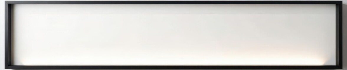 Sleek black frame, crisp white mat border Minimalist design, clean lines , artwork, mat, studio