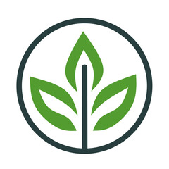 Agriculture logo design. Set of icon. Agronomy logo with plants on a fields on white background. Vector illustration.