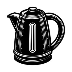 Find the best electric kettle for your home with this modern black and white kettle design