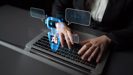 AI Virtual Assistant Artificial Intelligence Chatbot Controlled by Prompt Engineering for...