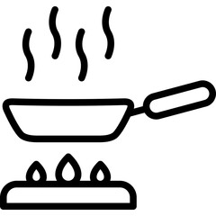 Obraz premium Frying Pan Icon
