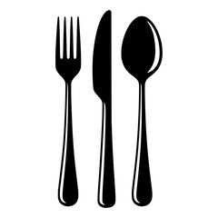 Spoon frok and knife icon