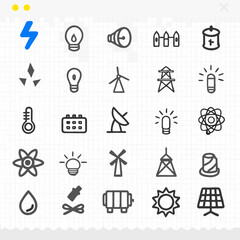 Fototapeta premium Electricity and EV Charging Station with Lightning Bolt Icon