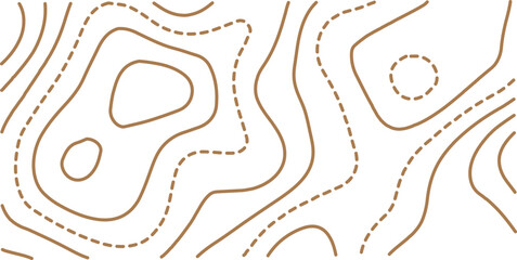 Topographic map background. Golden line topography map contour background