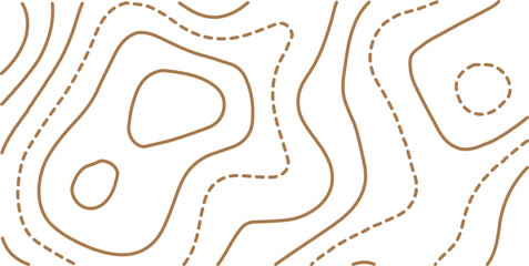 Topographic map background. Golden line topography map contour background