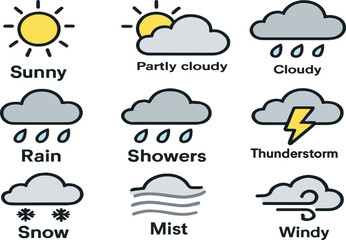 weather icons set