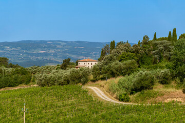 The Winding Road To The Farmhouse
