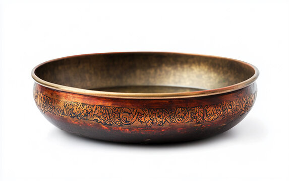 A sacred water bowl used in Sikh ceremonies representing purity and devotion. Generative AI.